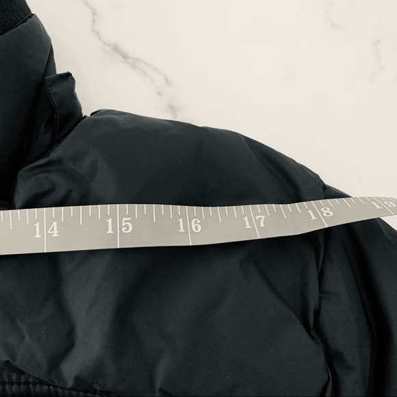 Men’s Warm Winter Hooded Jacket. Hoodie and Faux Feather Removable. Black - Picture 14 of 16